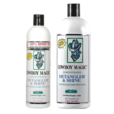 Achieve a Soft and Silky Coat with Cowboy Magic Detangler and Shine
